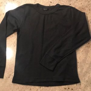 Boys black thermal longsleeve